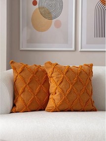 Federe decorative in set 2 pz 43x43 cm Tuffet – Mioli Decor