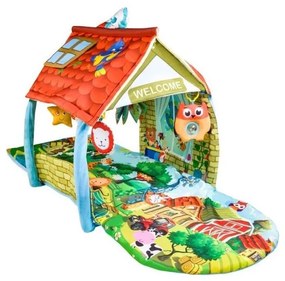 Lionelo - Coperta per bambini per giocare con casa AGNES PLUS