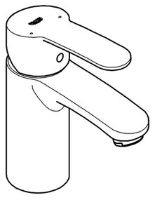 GROHE 3246820E - Miscelatore per lavabo EUROSTYLE COSMOPOLITAN taglia S, cromato