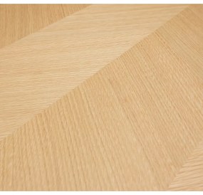 Tavolo da pranzo in rovere naturale 80x160 cm Herringbone - Hübsch