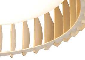 Plafoniera scandinava beige 60 cm con LED inclusi - Monte