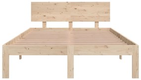 Giroletto 120x190 cm 4ft small double in legno massello di pino