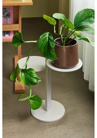 Tavolino da caffè in metallo con doppio ripiano 25x52 cm Platform - Hübsch