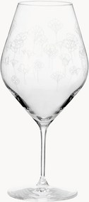 Set di 2 bicchieri da vino bianco Flower