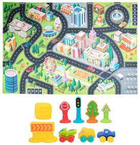 Tappeto da gioco Colorbaby Città Plastica (2 Unità)