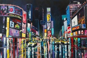 Carta da parati autoadesiva – New York colorata