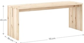 Panchina di colore naturale Join-In – Karup Design