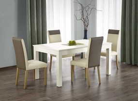 Tavolo allungabile Seweryn in bianco - L160-300 cm