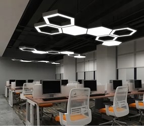 LED lampadario a cavo LED/20W/230V nero