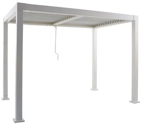 QUASI PERFETTO Pergola Clima in alluminio struttura bianco L 313 x P 198 x H 229 cm