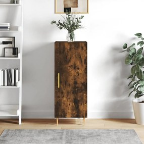 Credenza Rovere Fumo 34,5x34x90 Cm İn Legno Multistrato /