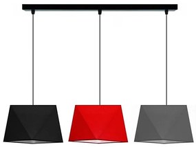 Lampadario a sospensione con filo DIAMENT 3xE27/60W/230V