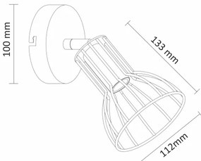 Applique SOFIA 1xE14/8W/230V
