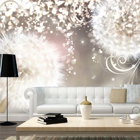 Fotomurale  Spellbound dandelions  Colore perla, Dimensioni e Misure 250x175