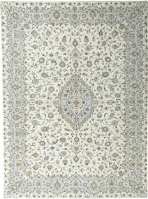Kashan Tappeto 300x400 Beige (Iran) Annodato A Mano