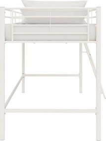 Letto bianco rialzato per bambini 90x200 cm Jodie - Støraa
