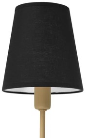 Lampada da parete MADELA 1xE14/40W/230V nera/beige