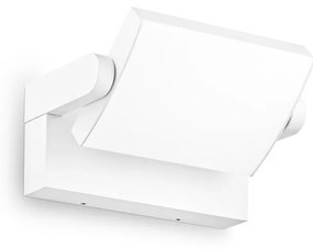Applique Moderna Swipe Alluminio Bianco Led 20,5W 3000K Luce Calda
