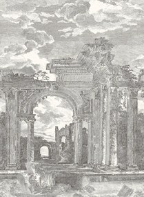 Arte International Carta da parati panoramica Rovine - Onyx