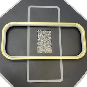 Plafoniera LED dimmerabile LED/90W/230V nero + telecomando