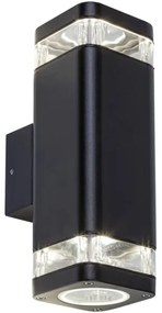 Rabalux - Applique da esterno 2xGU10/25W/230V IP44 nero