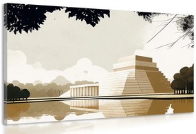Quadro su tela – Piramide Maya
