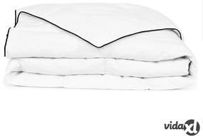 vidaXL Piumone Invernale Piuma Anatra 140x200 cm