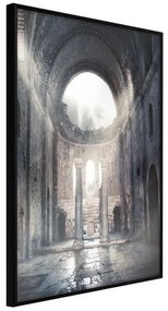 Poster  Ruins of a Cathedral  Cornice Quadri Cornice nera, Larghezza x Altezza Home decor 20x30