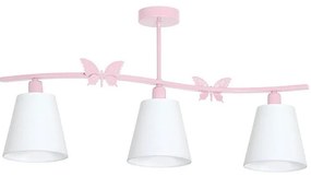 Lampadario per bambini FARFALLINA 3XE14/60W/230V