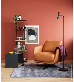 Lampada da terra nera a LED dimmerabile (altezza 154 cm) Stina - Fischer &amp; Honsel