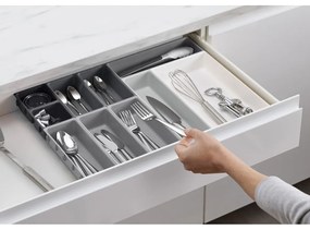 Organizzatore per cassetti variabili grigio Blox - Joseph Joseph
