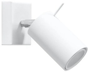 Sollux SL.0087 - Faretto da parete RING 1xGU10/10W/230V bianco