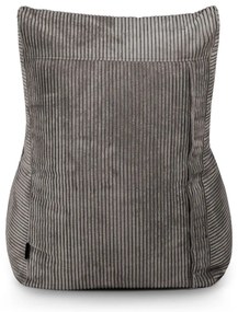 Puof a sacco nero con rivestimento in velluto a coste Seat Lounge – SLOWDOWN