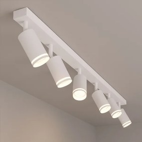 Faretto PIPE 6xGU10/10W/230V bianco