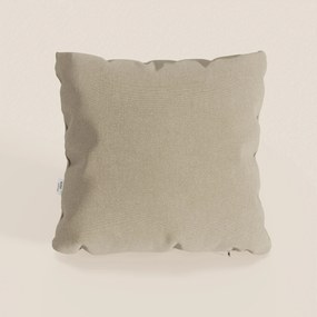 Honey cuscino disponibile in diversi colori realizzato in tessuto simil cotone impermeabile T13 beige