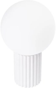 Sollux SL.1711 - Lampada da tavolo HALO 1xG9/8W/230V diametro 12 cm bianco