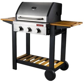 barbecue a gas sandrigarden "oceania" 3 bruciatori 130x58x115 cm