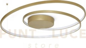 Oz lampadario a soffitto led smd 52 w on-off 6100 lm 3000 k d.80cm ...