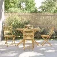 Set da Pranzo da Giardino 5 pz in Bamb 3278530