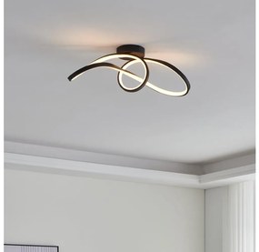 Eglo 901158-Plafoniera dimmerabile RGBW CALAROSSA-Z LED/22W/230V nero