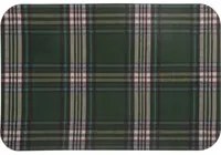 Tovaglietta tartan verde 29,5x45 cm in plastica