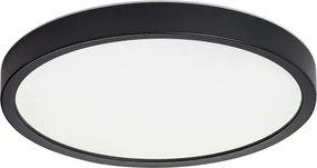 Rabalux 75081 - Plafoniera LED per bagno MAUREC 18W/230V Ø 29 cm IP44 nero