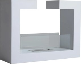 Camino a Bioetanolo da Pavimento 78x58 cm Bianco...