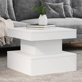 Tavolino Da Salotto Con Luci Led Bianco 50x50x40 Cm /