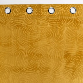 Tenda di velluto giallo 140x240 cm Analia - douceur d'intérieur
