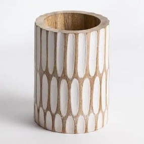 Vaso in legno di mango Dordon ↑15 cm - Sklum