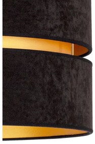 Duolla - Plafoniera DUO 1xE27/40W/230V diametro 40 cm nero/oro