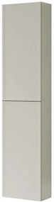 Colonna per mobile bagno Pixel 2 ante P 27 x L 30 x H 160 cm laccato opaco grigio pastello