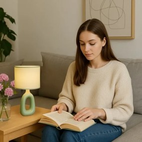 Rabalux 74071 - Lampada da tavolo SYLIRA 1xE14/40W/230V verde