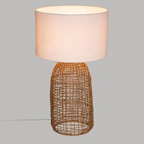 Atmosphera - Lampada da tavolo KARLA 1xE27/25W/230V rattan